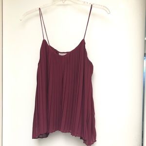 Abercrombie & Fitch Maroon Tank Top